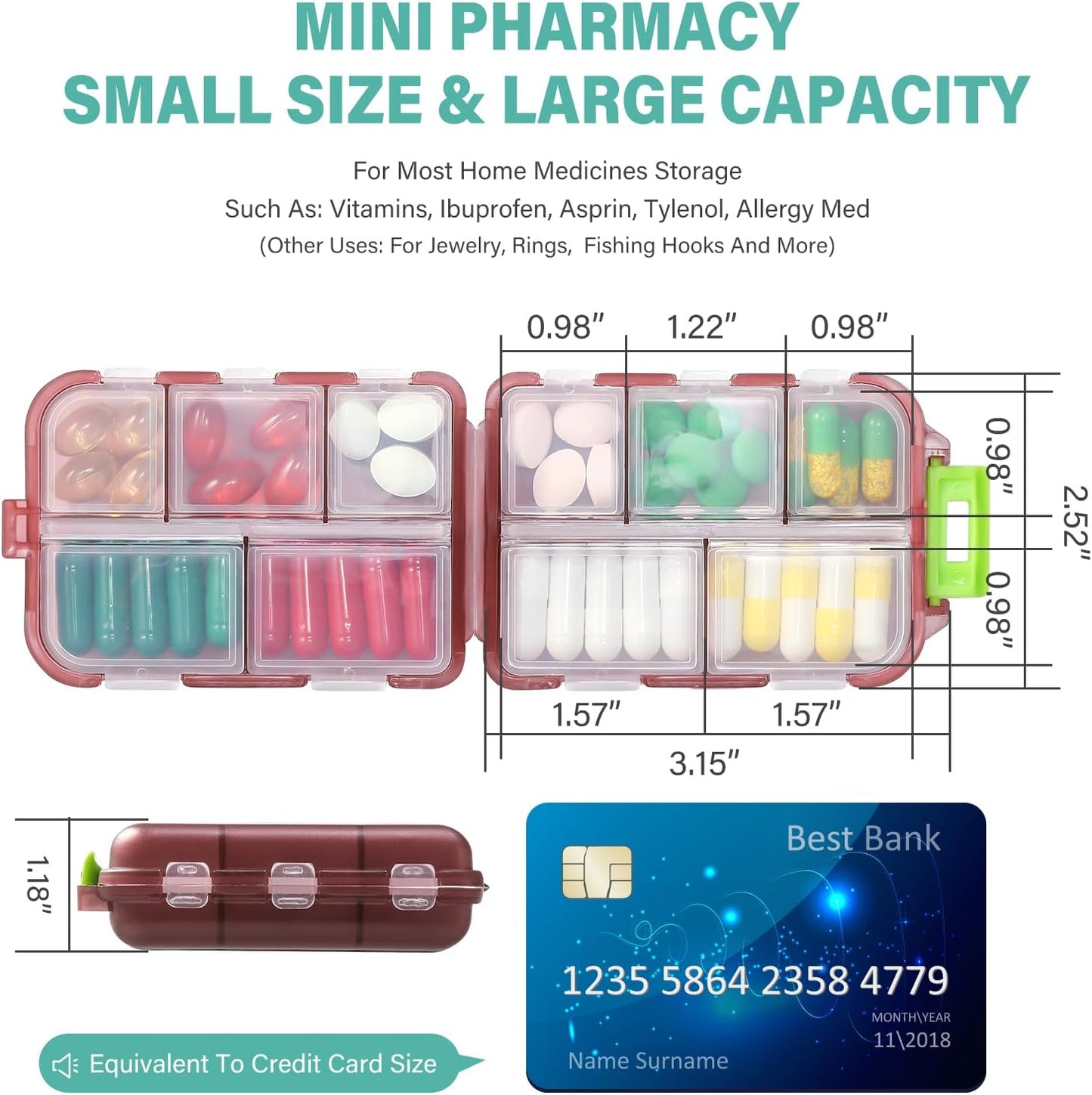 Handy Pill Holder Box