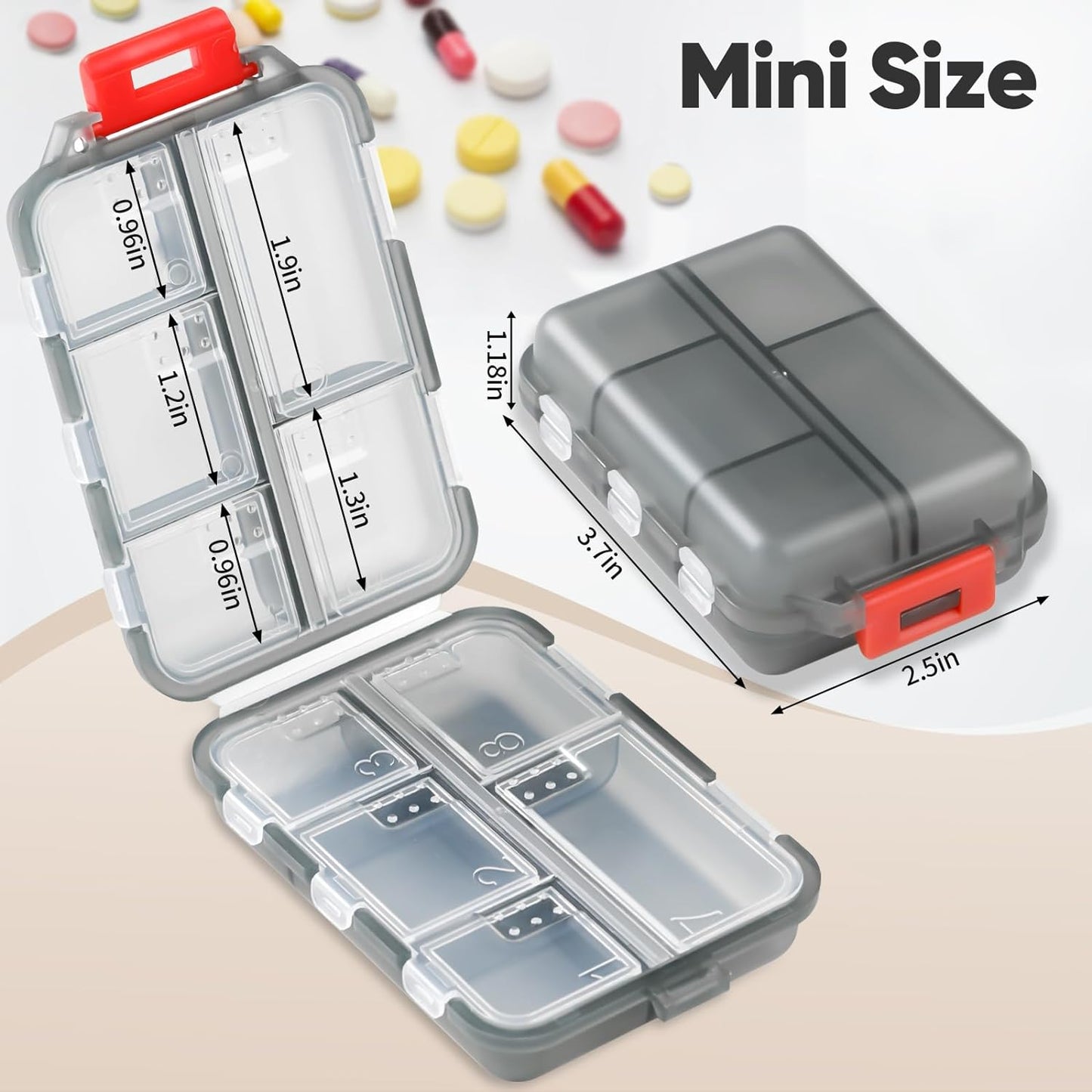 Travel Pill Organizer